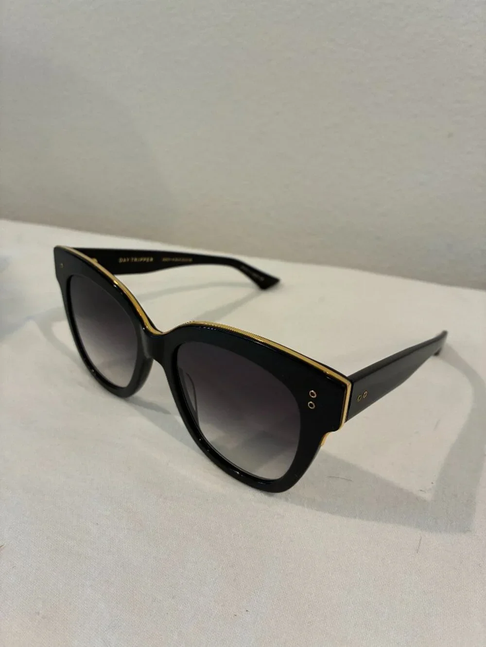 Dita DAY TRIPPER 22031-A Black/Gold Frame Sunglasses Grey Lens 55-20-145
